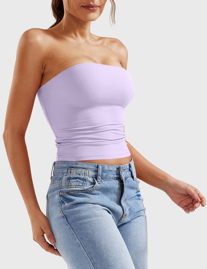 Gymfit Sophie Double Lined Tube Top - Gymfit