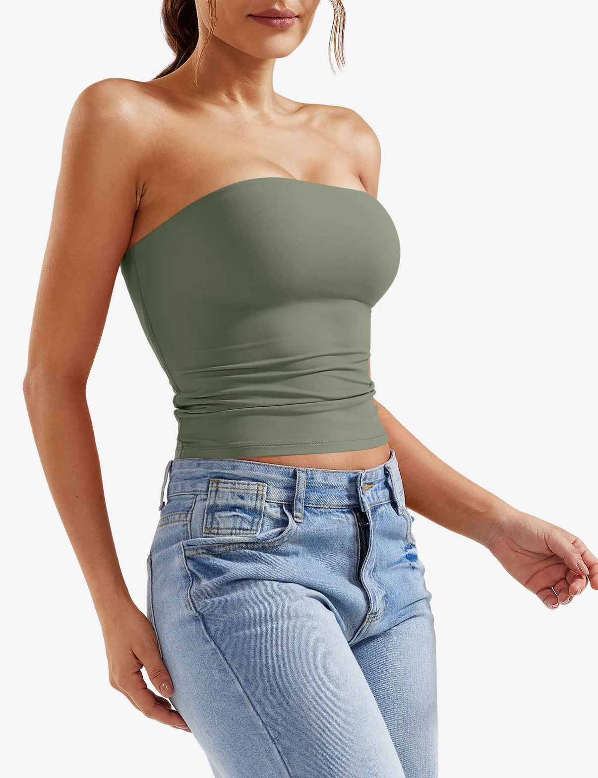 Gymfit Sophie Double Lined Tube Top - Gymfit