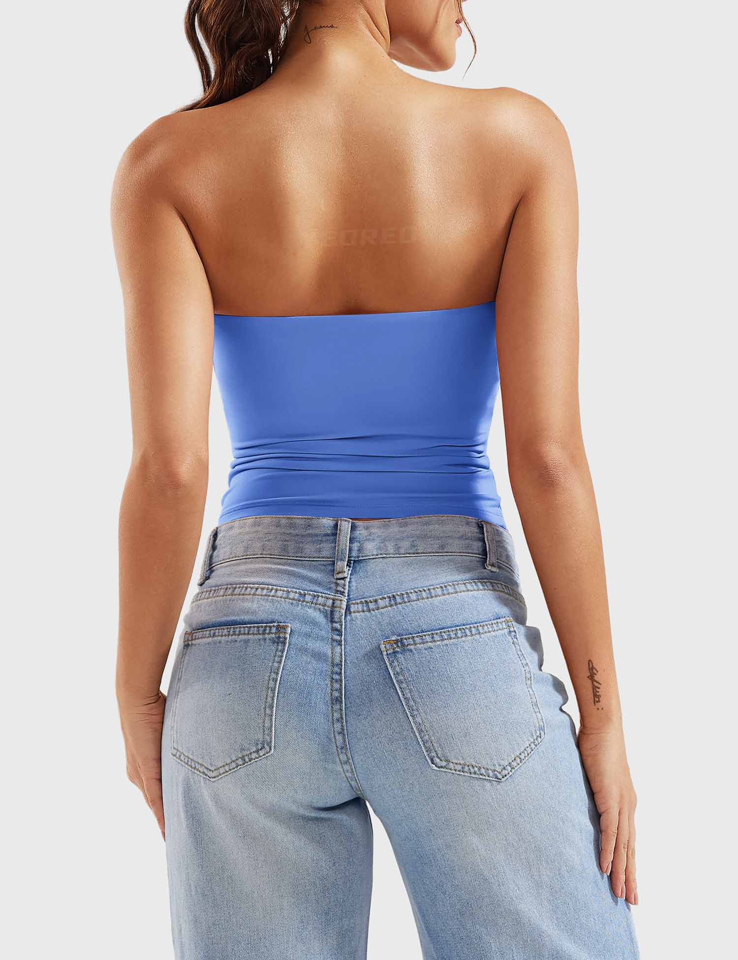 Gymfit Sophie Double Lined Tube Top - Gymfit