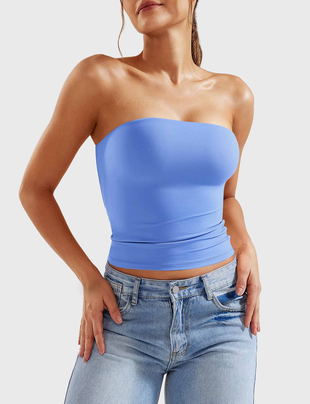 Gymfit Sophie Double Lined Tube Top - Gymfit