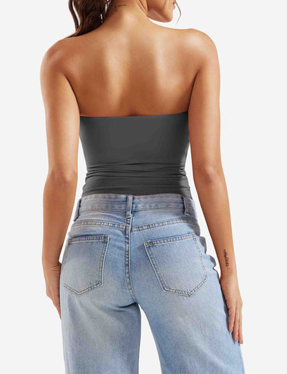 Gymfit Sophie Double Lined Tube Top - Gymfit