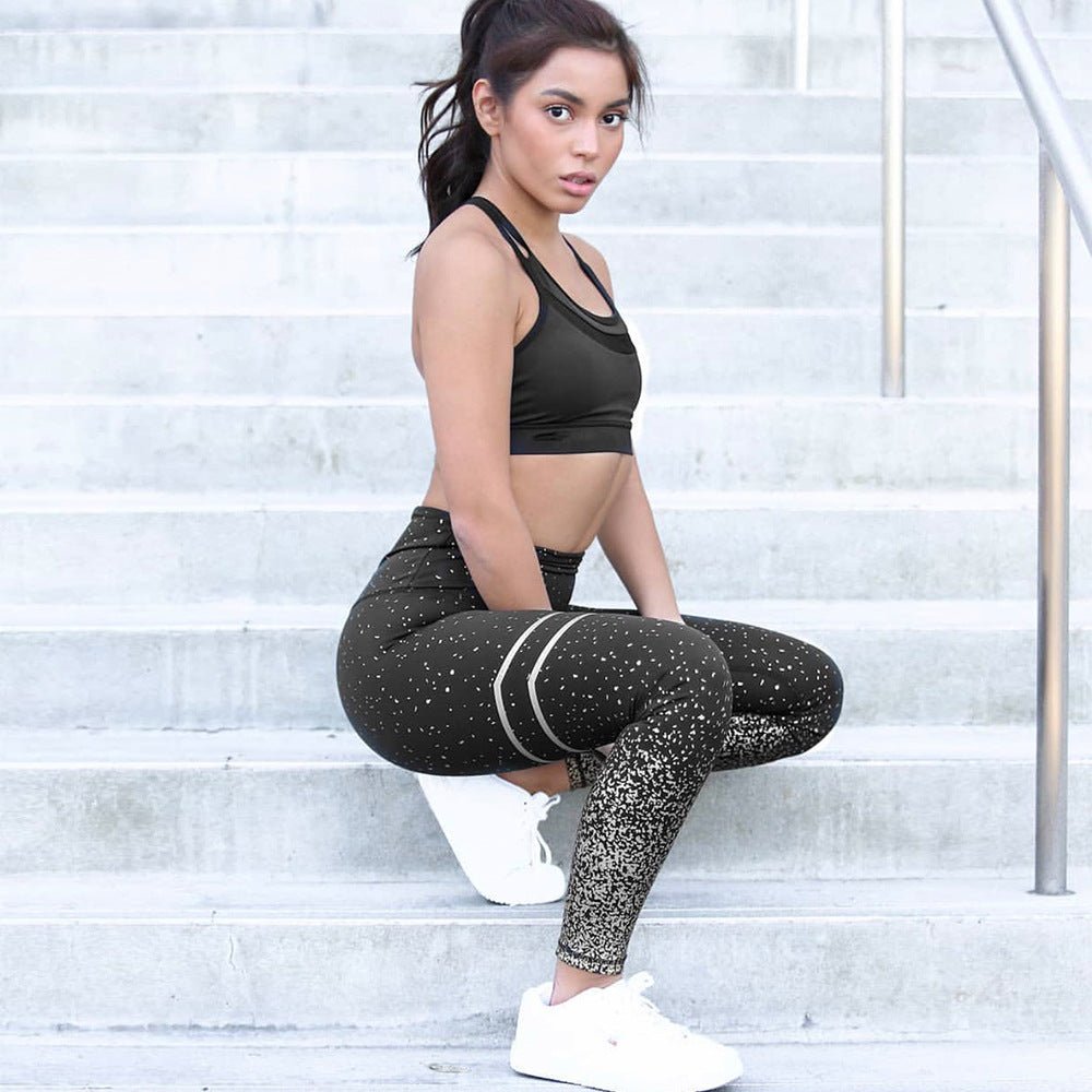 Gymfit - Sparkling Stripe Leggings - Gymfit