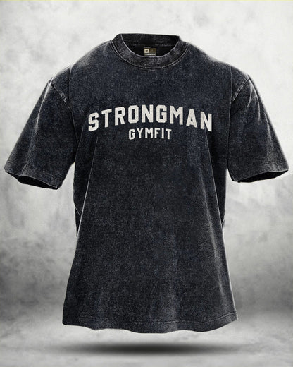 GYMFIT STRONGMAN WASHED T - SHIRT - Gymfit