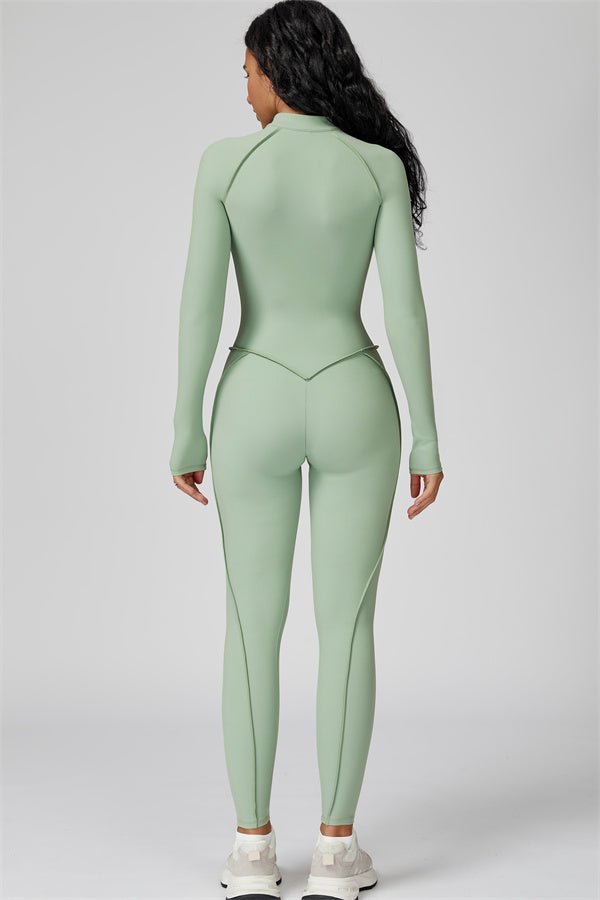 Gymfit Structure Zipper Jumpsuit - Gymfit
