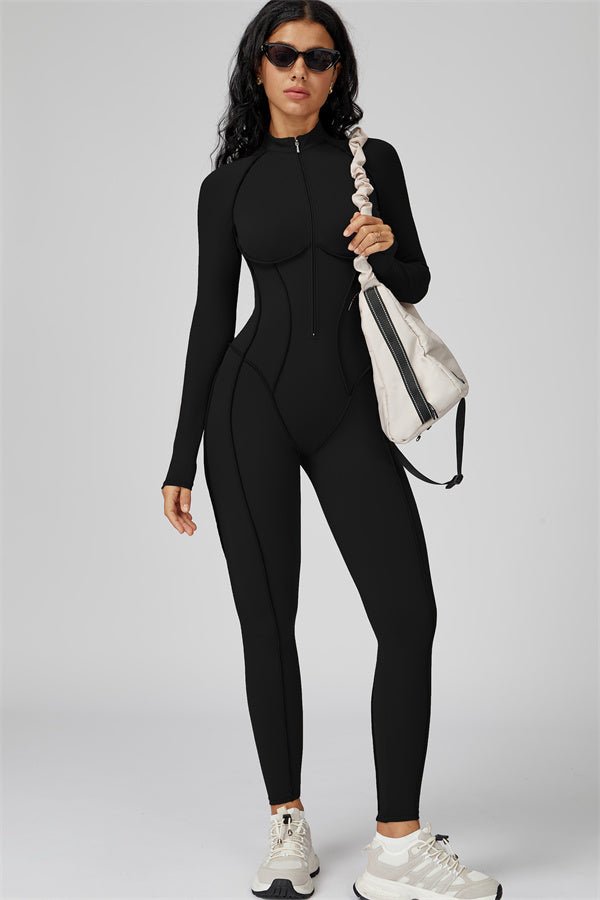 Gymfit Structure Zipper Jumpsuit - Gymfit
