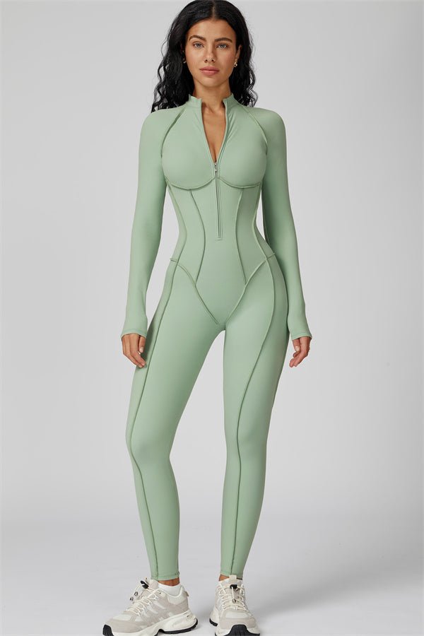 Gymfit Structure Zipper Jumpsuit - Gymfit