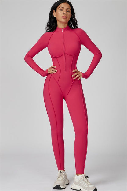 Gymfit Structure Zipper Jumpsuit - Gymfit