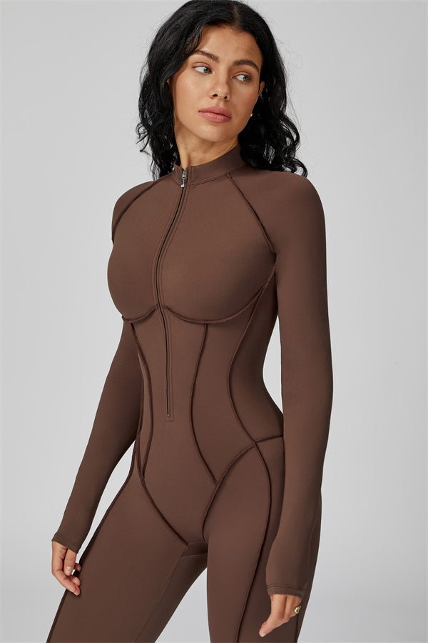 Gymfit Structure Zipper Jumpsuit - Gymfit