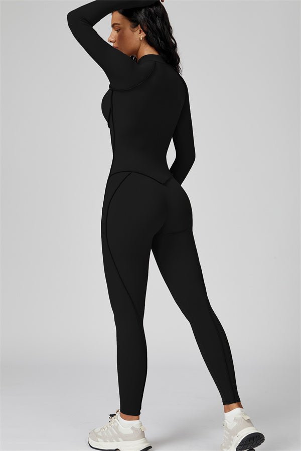 Gymfit Structure Zipper Jumpsuit - Gymfit