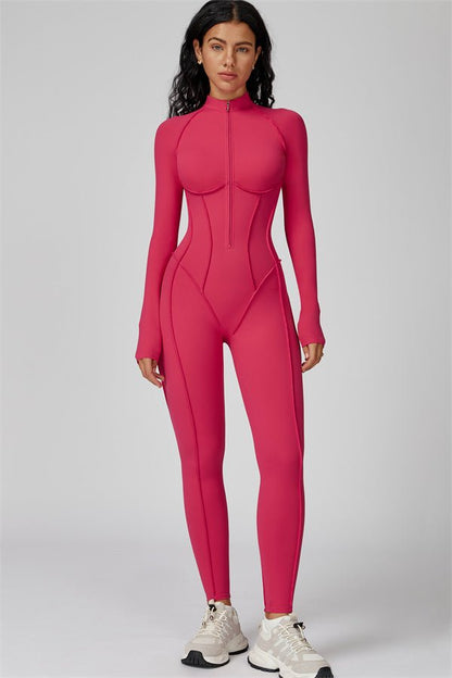 Gymfit Structure Zipper Jumpsuit - Gymfit