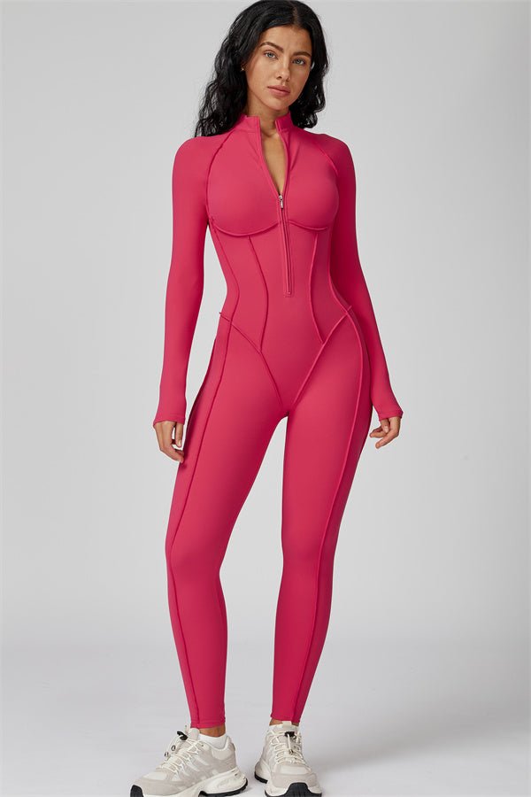 Gymfit Structure Zipper Jumpsuit - Gymfit