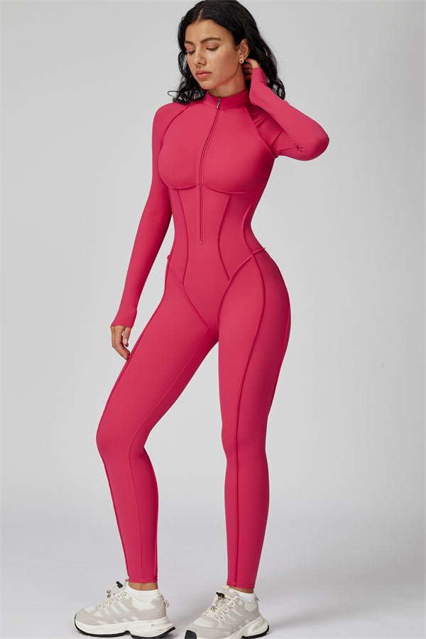 Gymfit Structure Zipper Jumpsuit - Gymfit