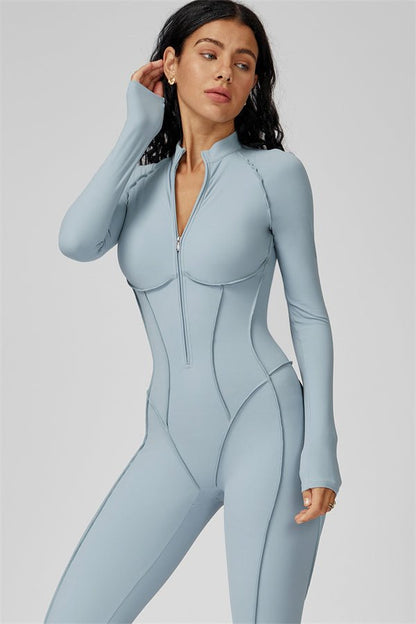 Gymfit Structure Zipper Jumpsuit - Gymfit