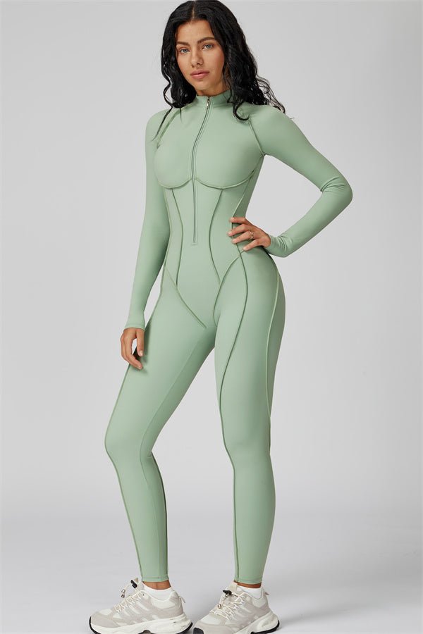 Gymfit Structure Zipper Jumpsuit - Gymfit