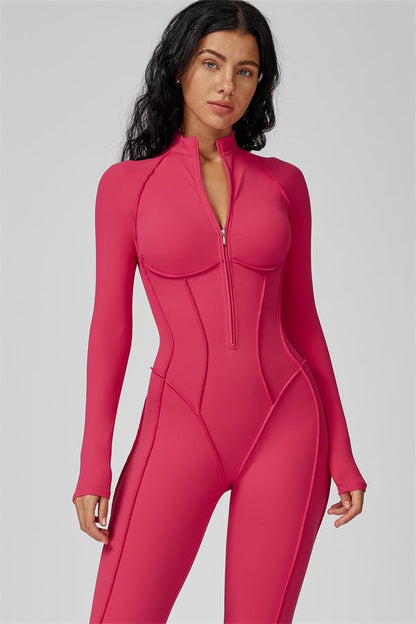 Gymfit Structure Zipper Jumpsuit - Gymfit