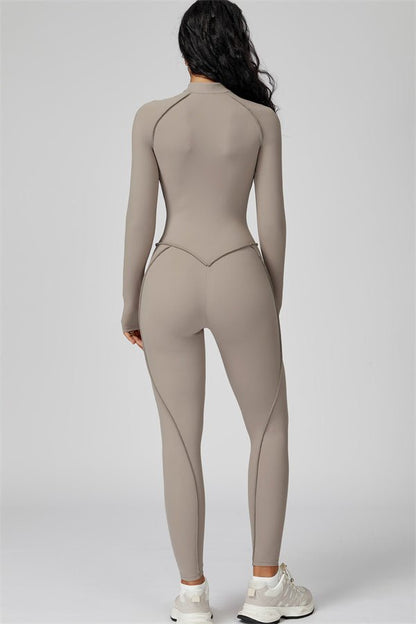 Gymfit Structure Zipper Jumpsuit - Gymfit