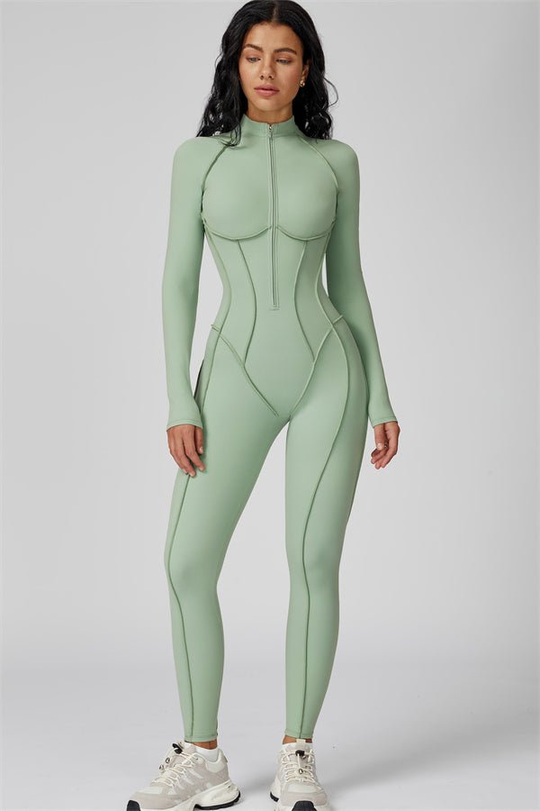 Gymfit Structure Zipper Jumpsuit - Gymfit