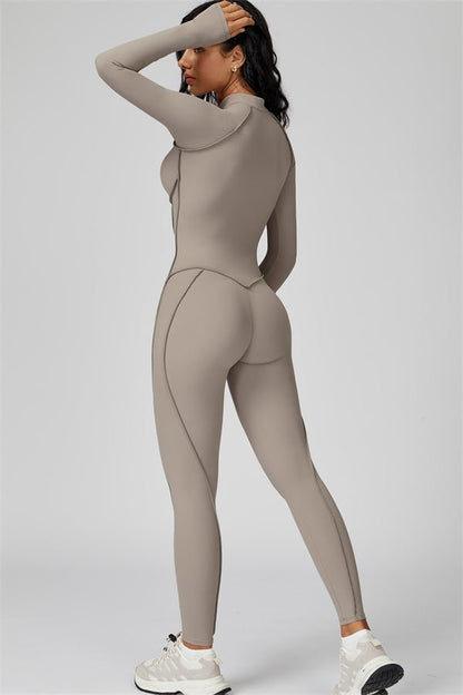 Gymfit Structure Zipper Jumpsuit - Gymfit