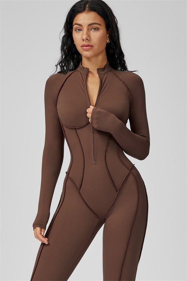 Gymfit Structure Zipper Jumpsuit - Gymfit