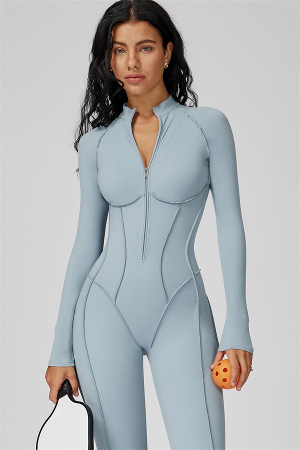 Gymfit Structure Zipper Jumpsuit - Gymfit