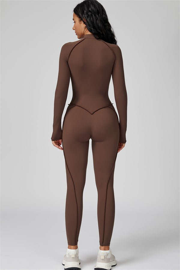Gymfit Structure Zipper Jumpsuit - Gymfit