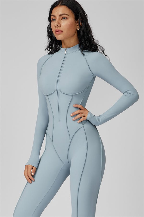 Gymfit Structure Zipper Jumpsuit - Gymfit