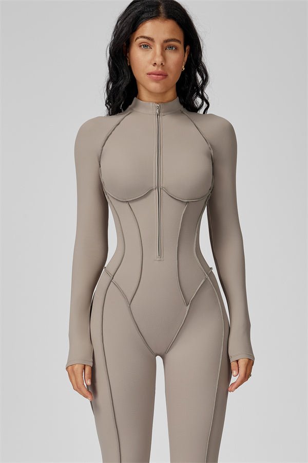 Gymfit Structure Zipper Jumpsuit - Gymfit