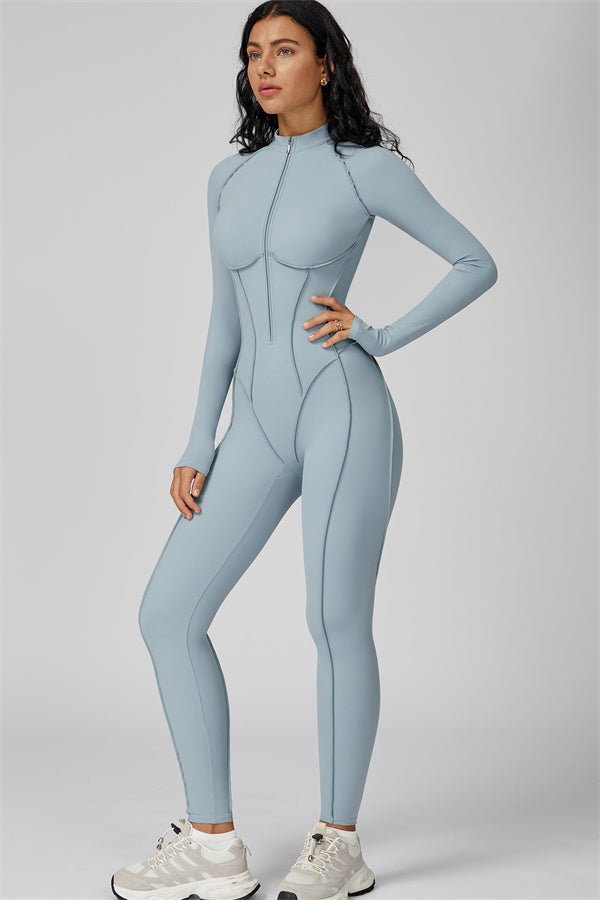 Gymfit Structure Zipper Jumpsuit - Gymfit