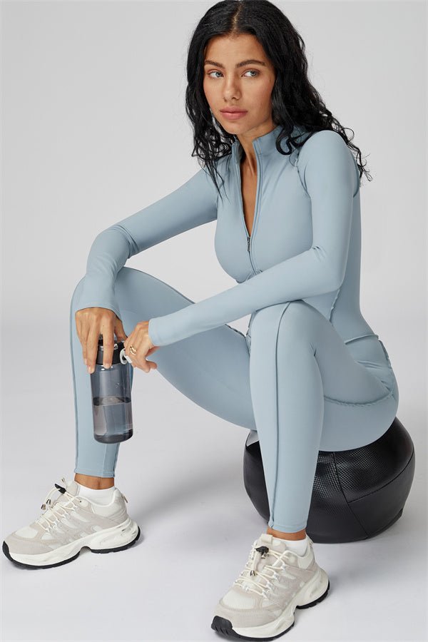 Gymfit Structure Zipper Jumpsuit - Gymfit