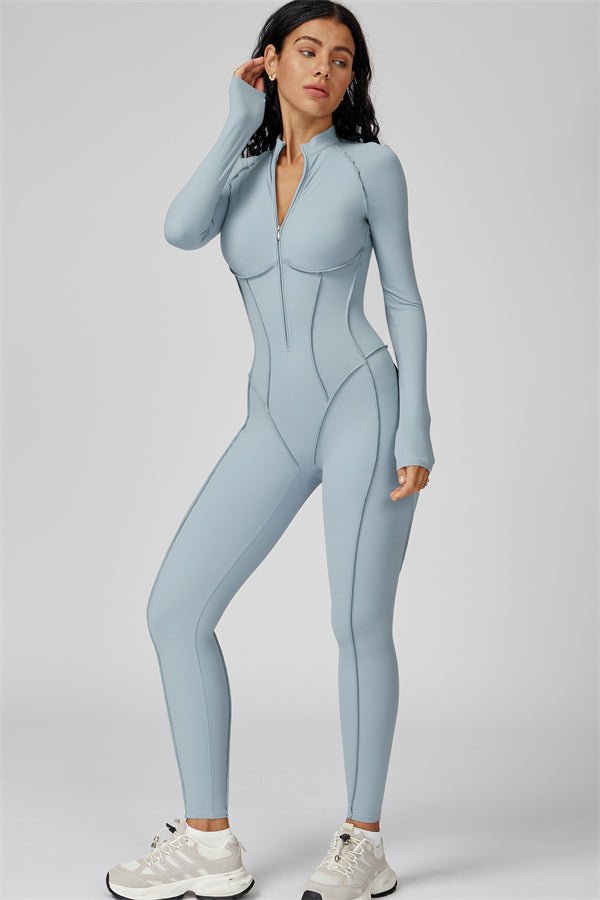 Gymfit Structure Zipper Jumpsuit - Gymfit