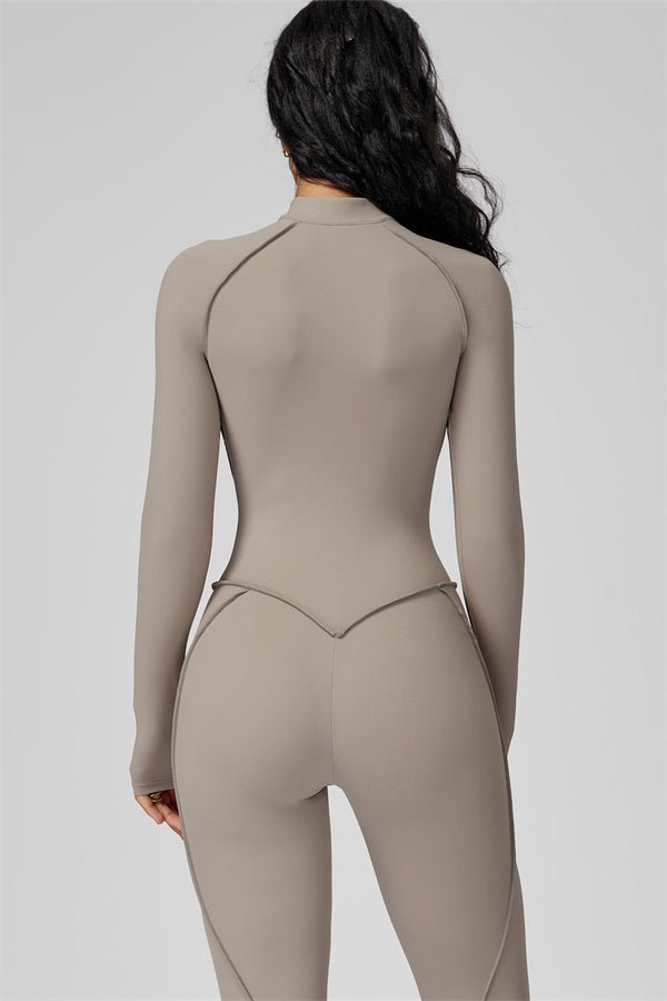 Gymfit Structure Zipper Jumpsuit - Gymfit