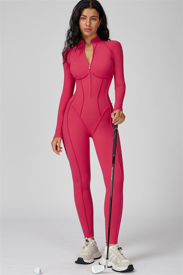 Gymfit Structure Zipper Jumpsuit - Gymfit