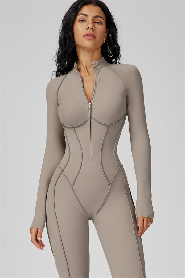 Gymfit Structure Zipper Jumpsuit - Gymfit