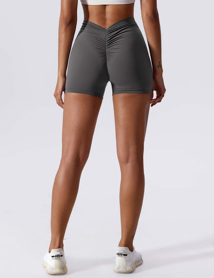 Gymfit V - back Ruched Shorts - Gymfit