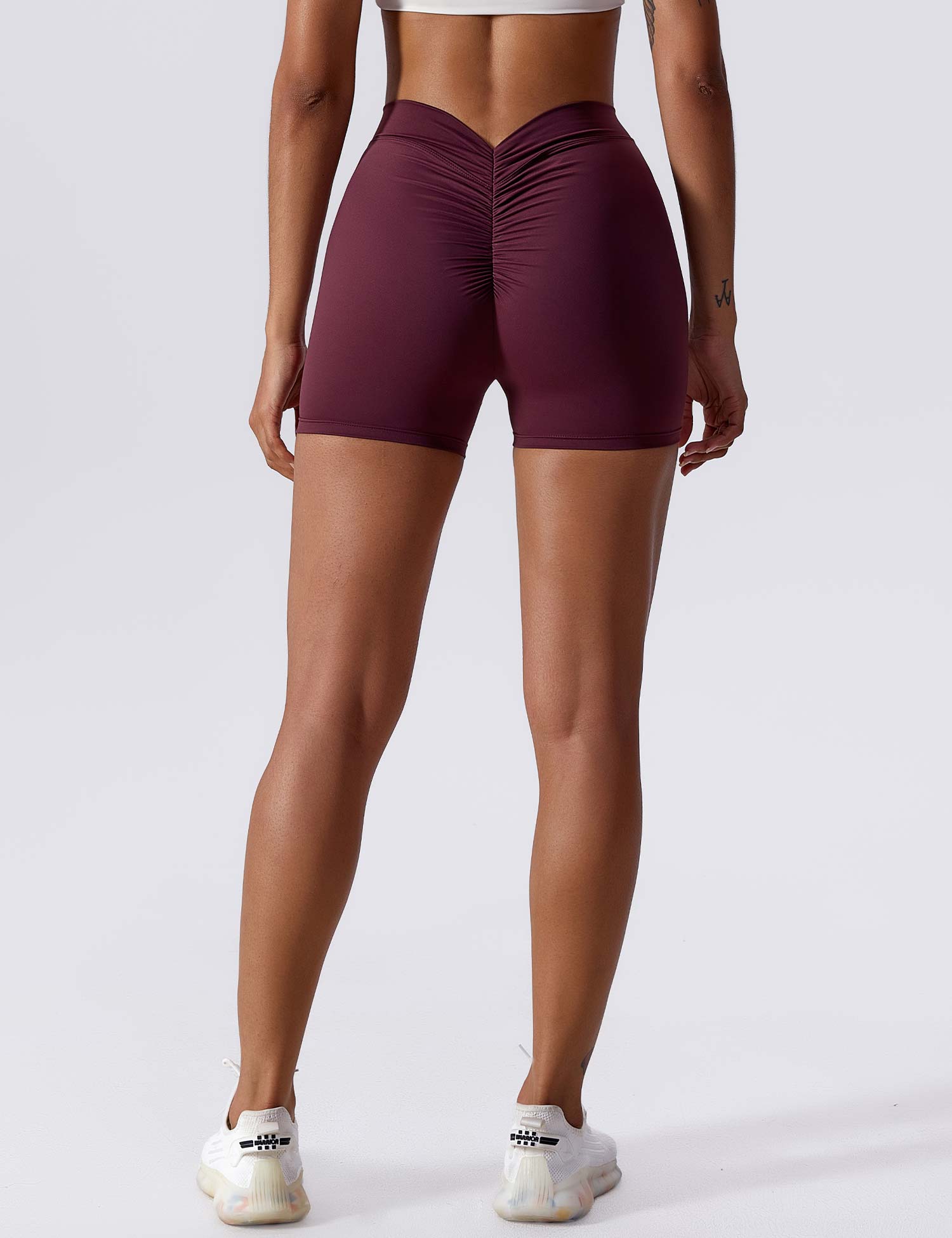 Gymfit V - back Ruched Shorts - Gymfit