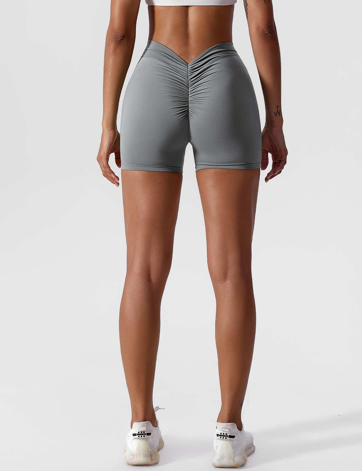 Gymfit V - back Ruched Shorts - Gymfit