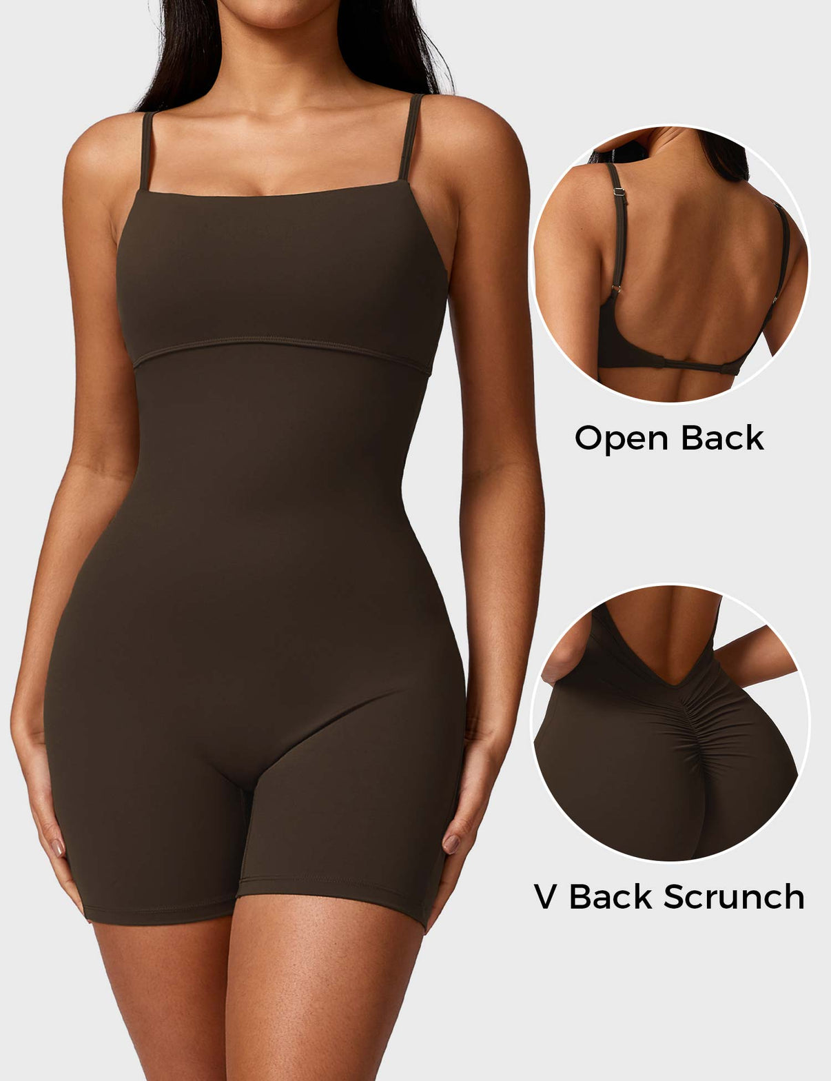 Gymfit V - Back Scrunch Jumpsuit - Gymfit