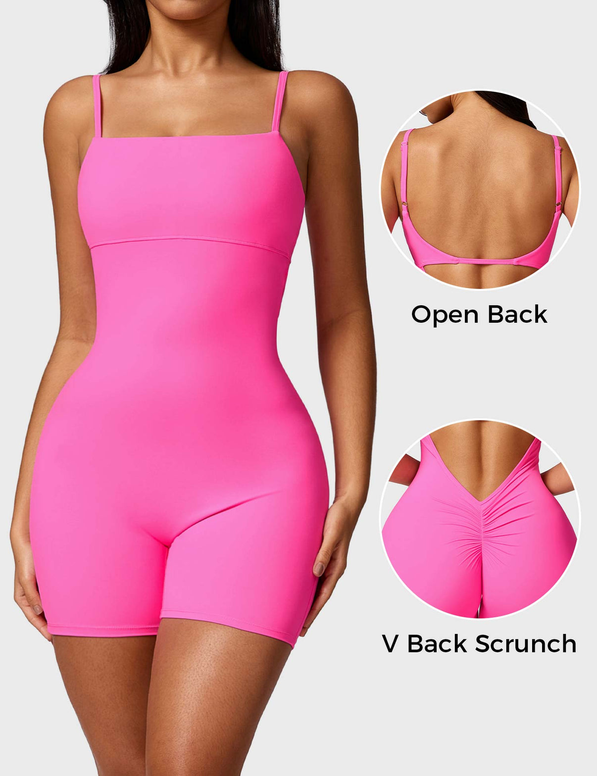 Gymfit V - Back Scrunch Jumpsuit - Gymfit