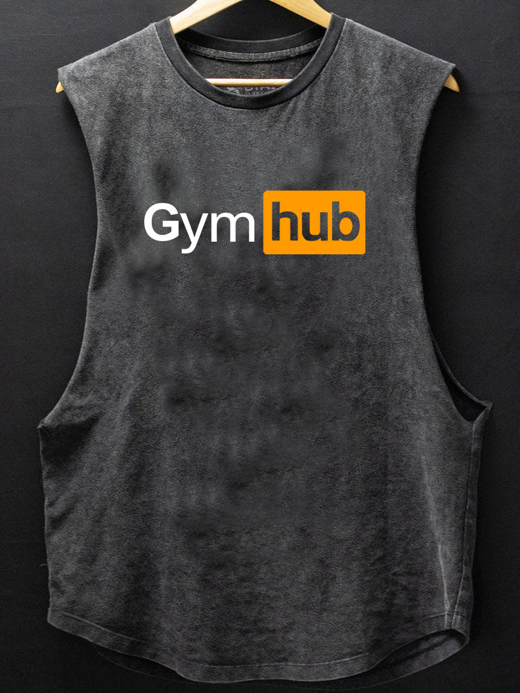 Gymhub Scoop Bottom Cotton Tank - Gymfit