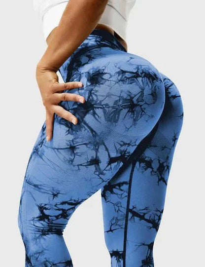 Gymfit Farbenfrohe Leggings Kobaltblau