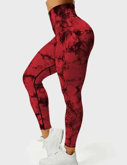 Gymfit Kleurrijke leggings Rood