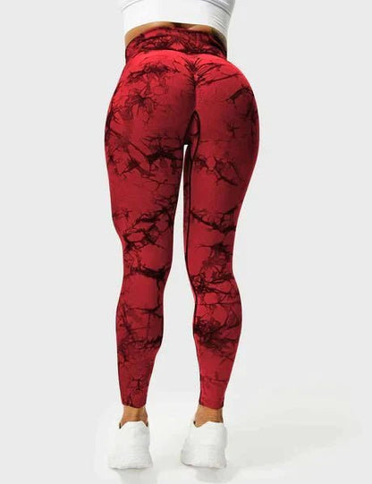 Gymfit Kleurrijke leggings Rood