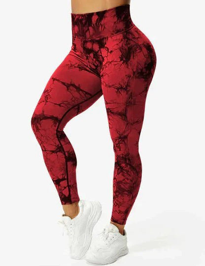 Gymfit Kleurrijke leggings Rood