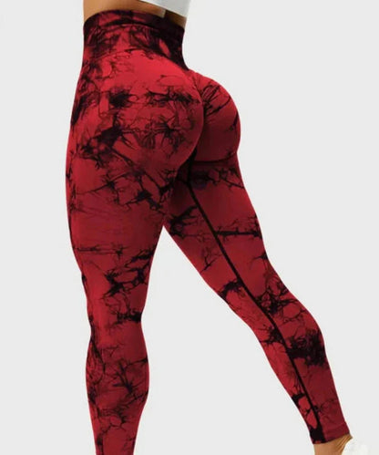 Gymfit Kleurrijke leggings Rood