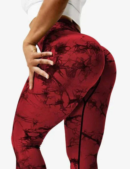 Gymfit Kleurrijke leggings Rood