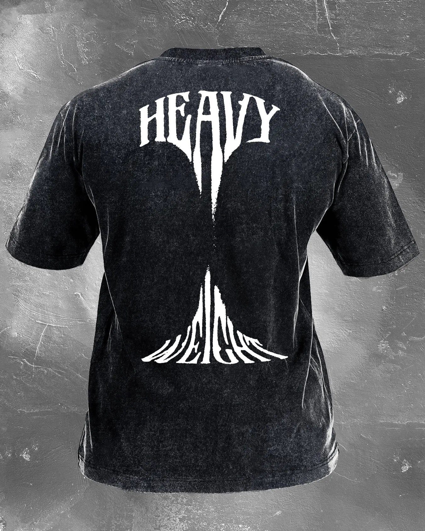 HEAVY WEIGHT MEN'S WASHED T - SHIRT - Gymfit