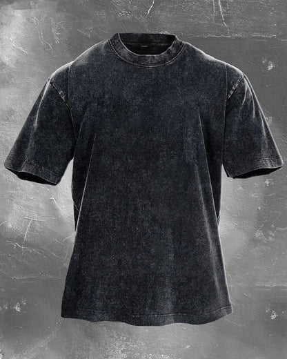 HEAVY WEIGHT MEN'S WASHED T - SHIRT - Gymfit