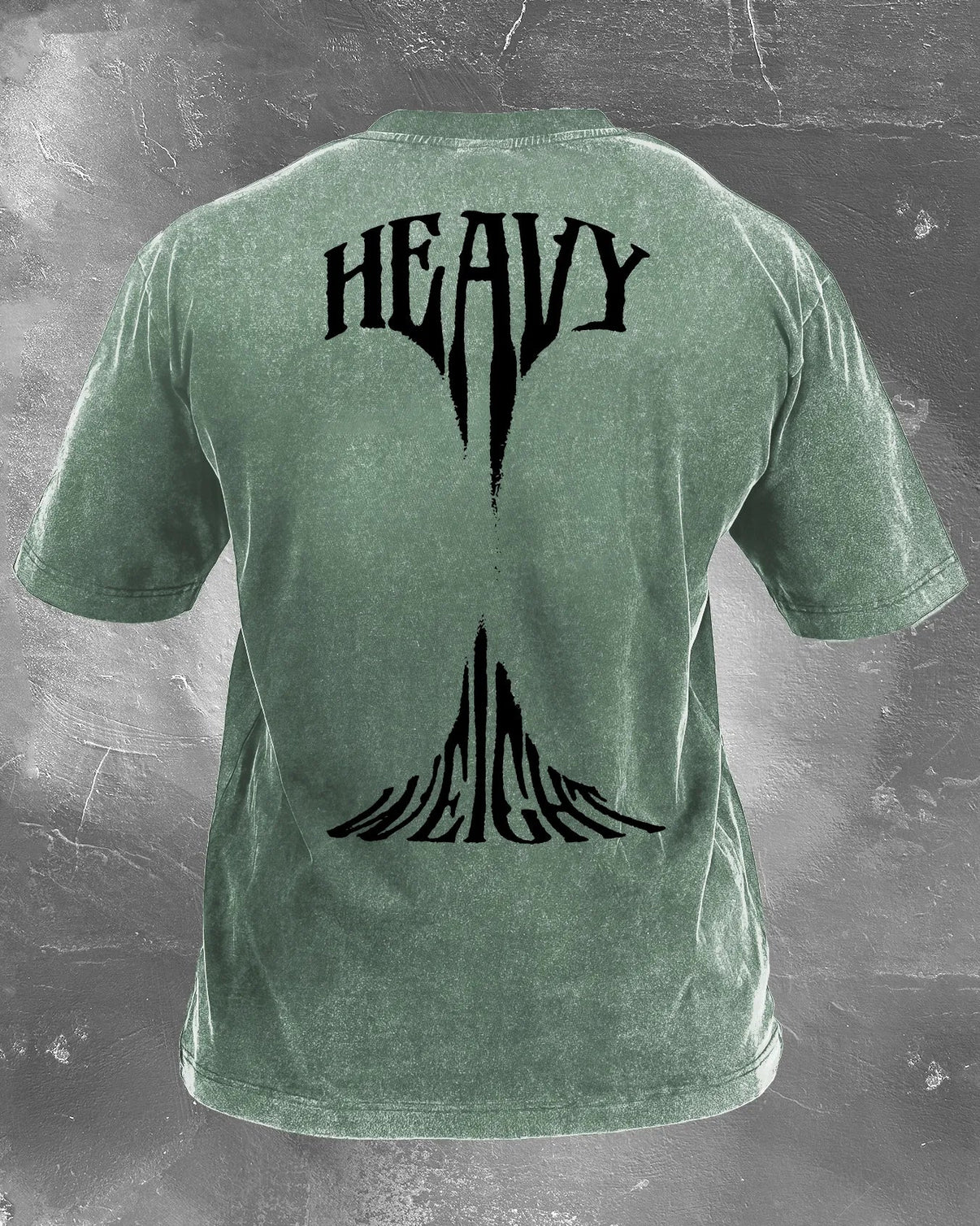 HEAVY WEIGHT MEN'S WASHED T - SHIRT - Gymfit