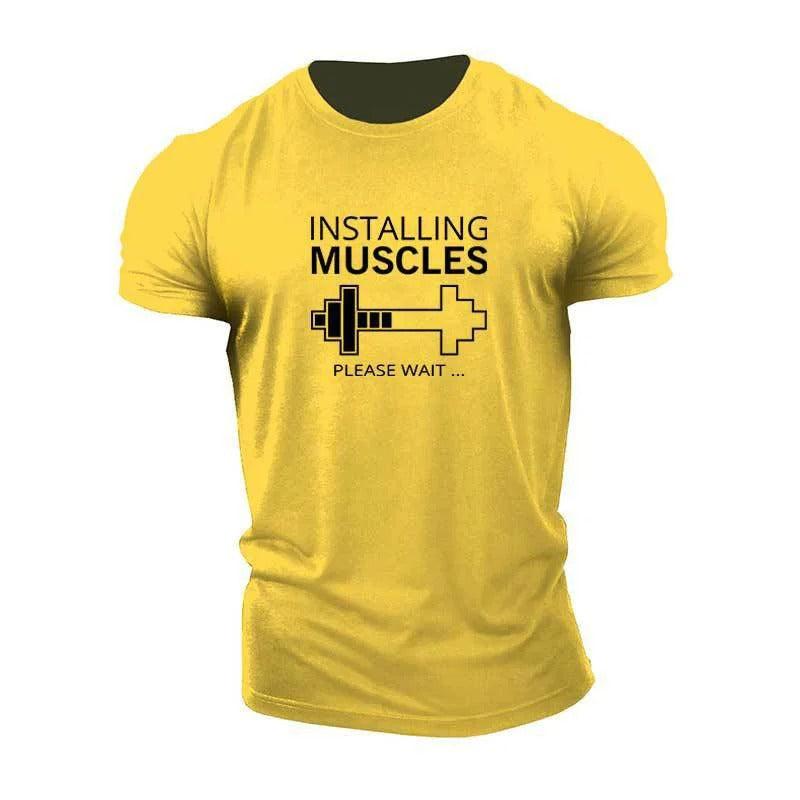 Installing Muscle T-shirt - Gymfit