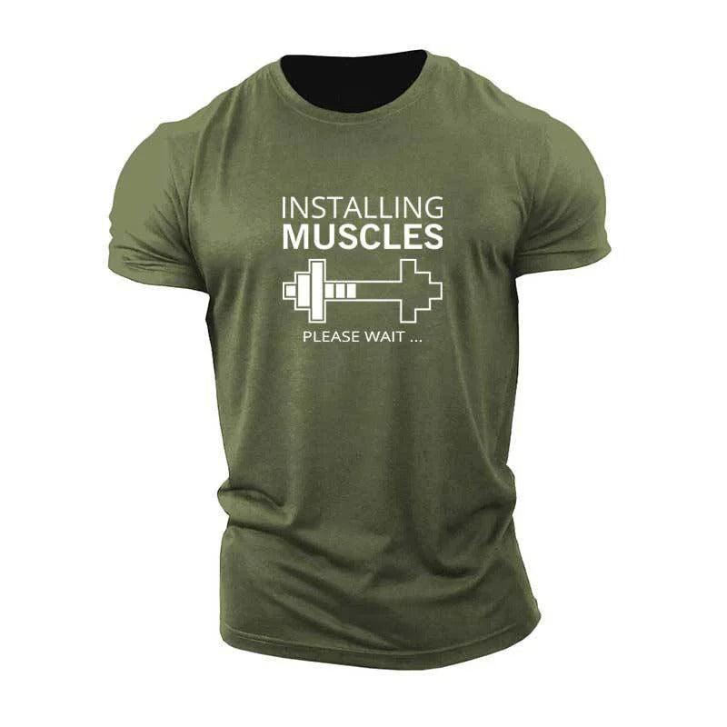 Installing Muscle T-shirt - Gymfit